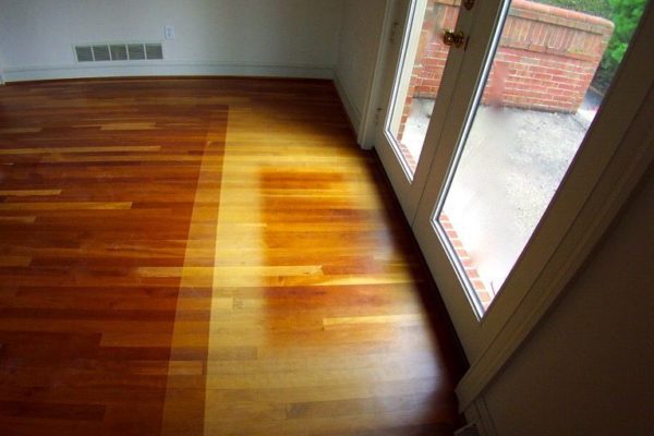 Don't let this happen to your hardwood! Campbell window tinting provides 99.9% UV protection. | 800-580-9997