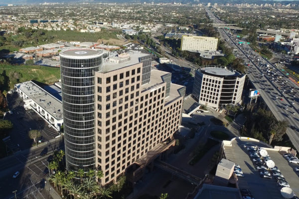 Howard Hughes Center window tinting by Campbell Window Film | 800-580-9997
