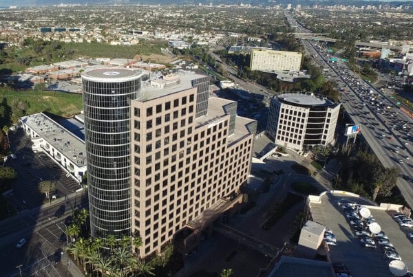 Howard Hughes Center window tinting by Campbell Window Film | 800-580-9997