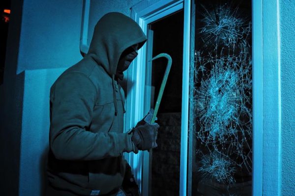 Campbell's unique security window film systems offer superior protection against heavy tools like this pry-bar | Campbell | 800-580-9997