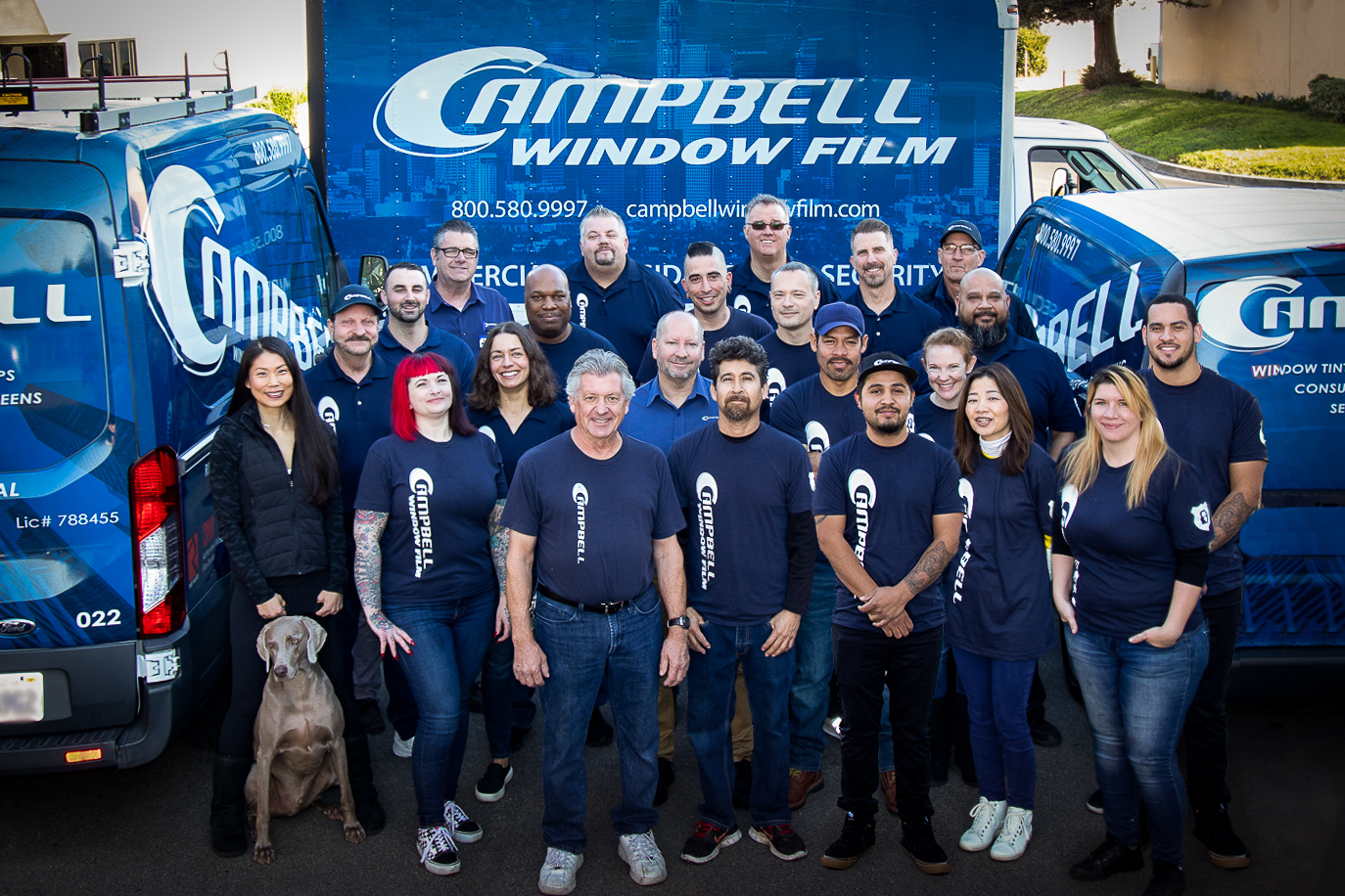 Campbell Window Film Team Photo 800-580-9997