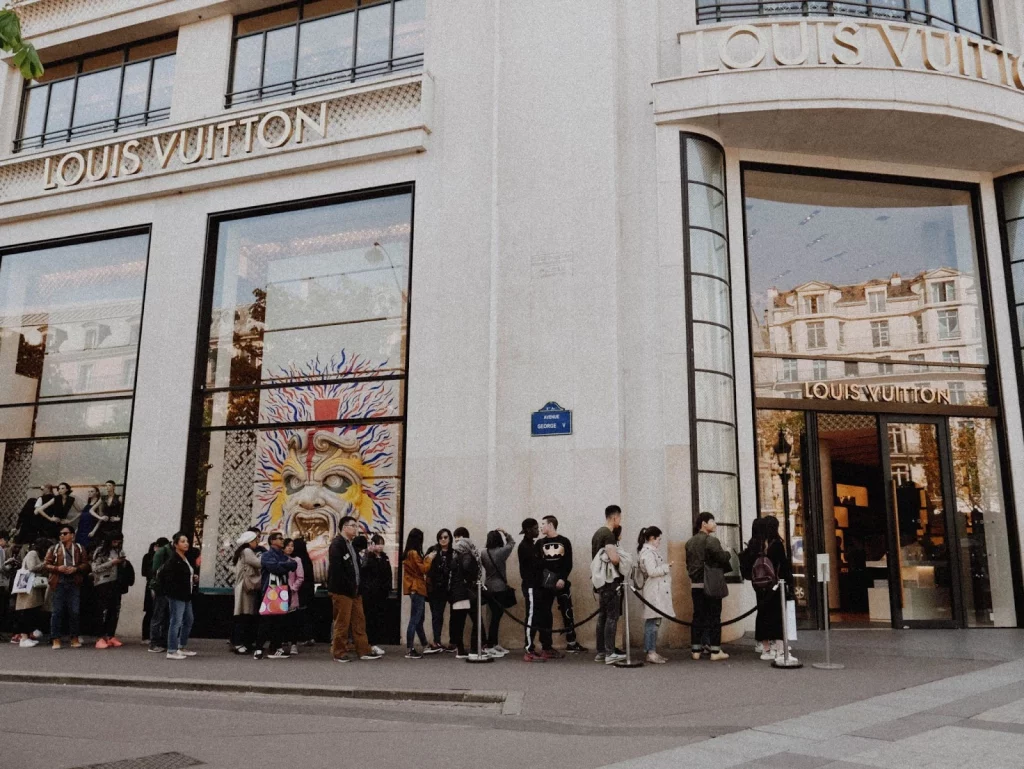 luxury store glass storefront